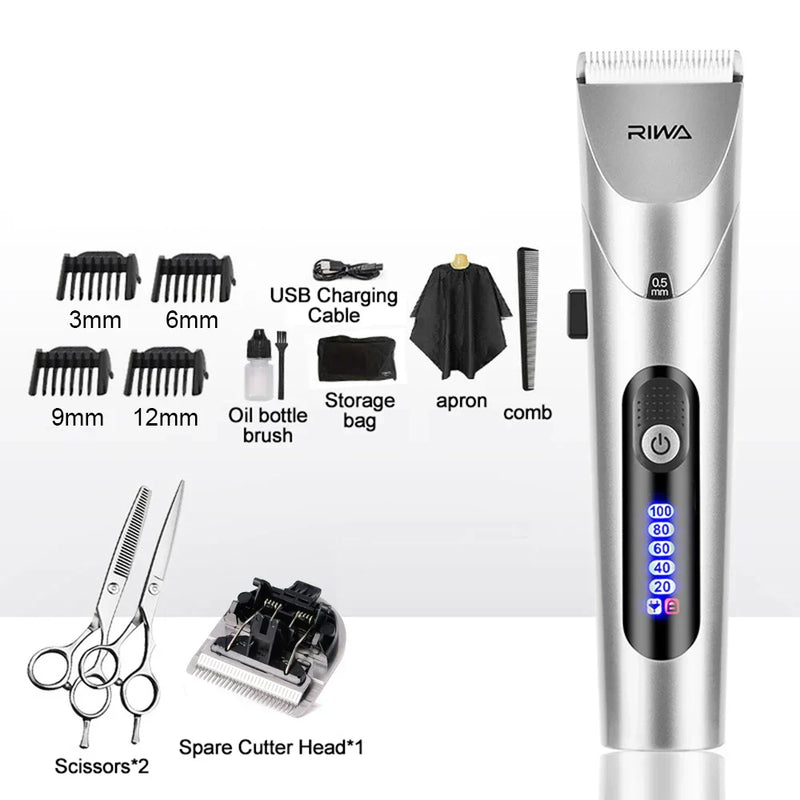 Elektrische Haarschneider | Professionell Nachhaltig PowerEdge ProClip-Zusätzlicher Scherkopf + Friseurschere-Luzern Mode