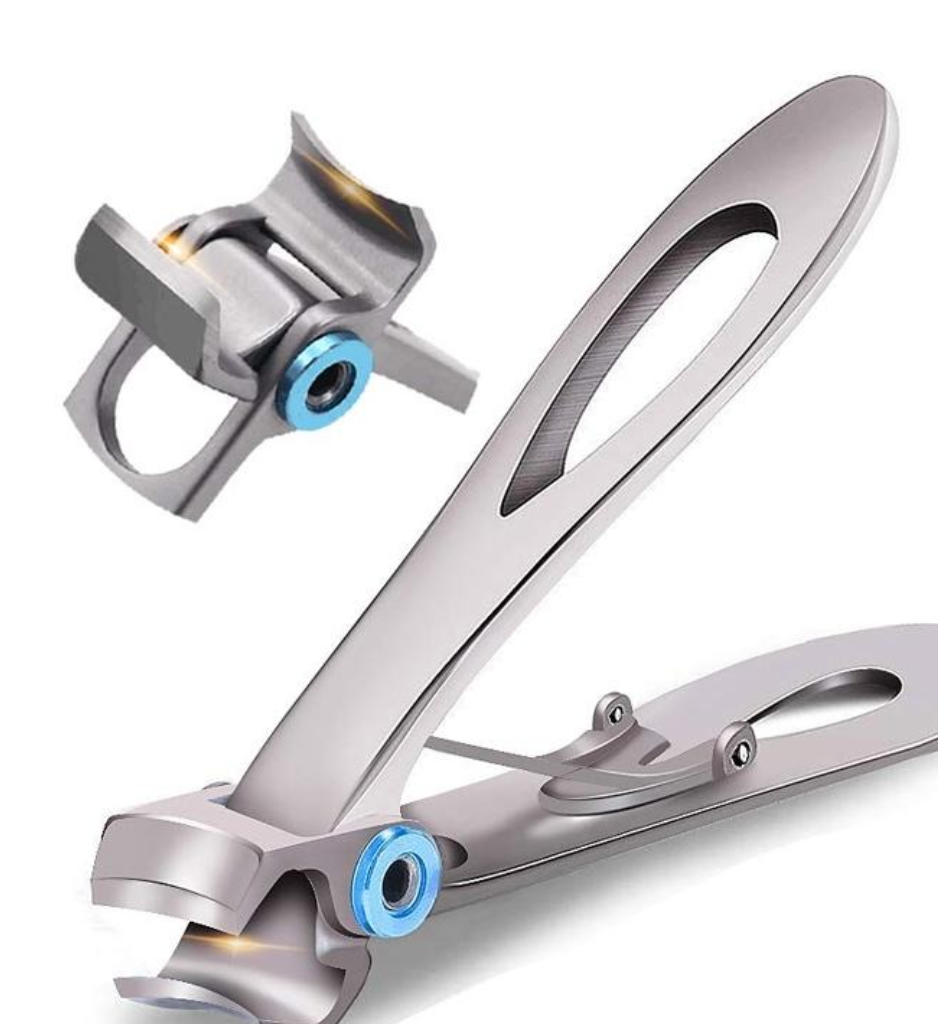 Nagelknipser | Professionell Dicke Nägel Ergonomisch Effizient-Silber-Klein-Luzern Mode
