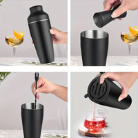 Cocktail-Set | Geschenk Professionell Edelstahl Langlebig Komplett Stilvoll-Luzern Mode