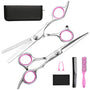 Friseurscheren-Set | Professionell, Vielseitig, Ergonomisch-Rosa-Luzern Mode