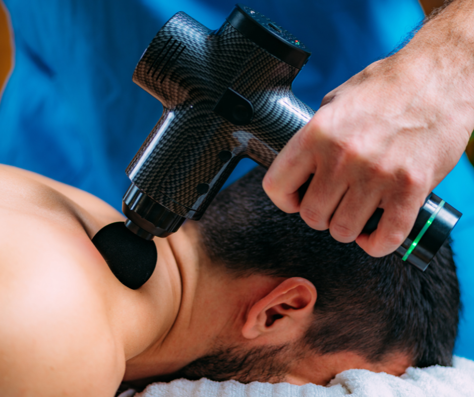 Massagepistole | Professionell Schmerzlinderung Entspannung Bequem-Luzern Mode