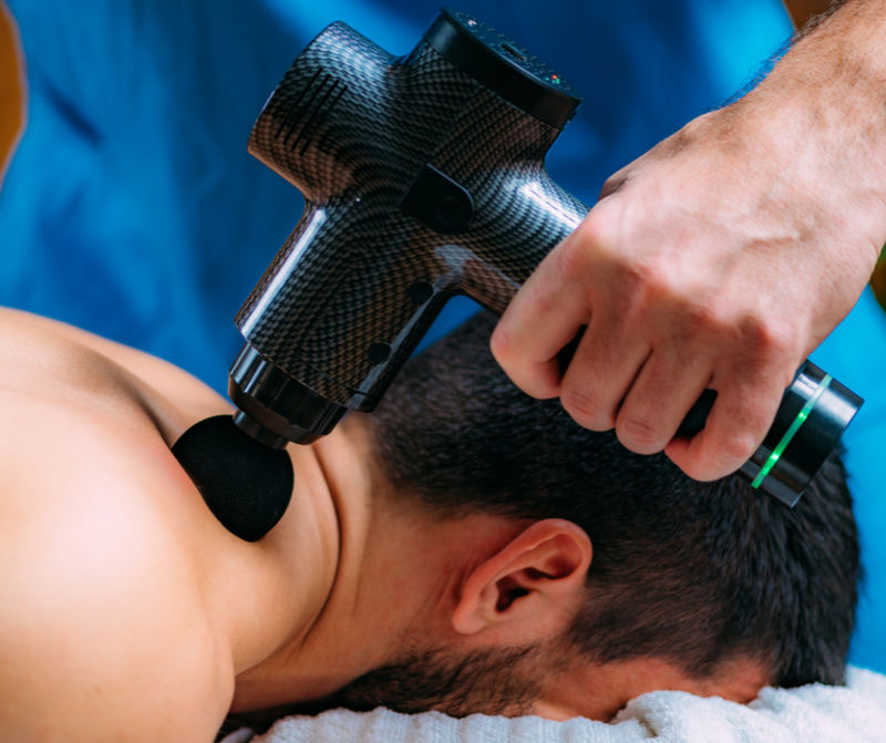 Massagepistole | Professionell Schmerzlinderung Entspannung Bequem-Luzern Mode