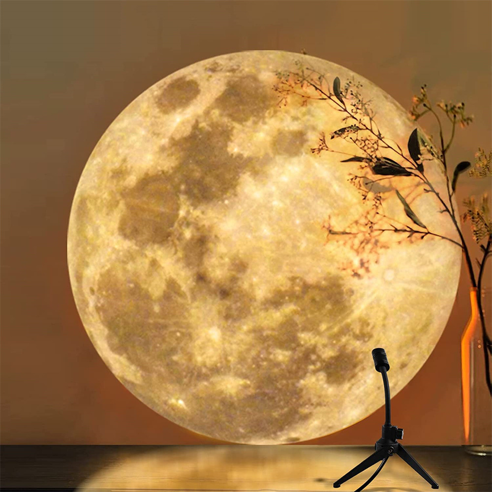 Projektionslampe | Erde Mond LED Langlebig Atmosphärisch USB Dekorativ-Mond-Luzern Mode