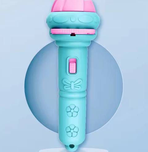 Projektor Taschenlampe | Kinder, Kreativ, Vielseitig, Lernen, Spielen, Kompakt-Blau-Luzern Mode