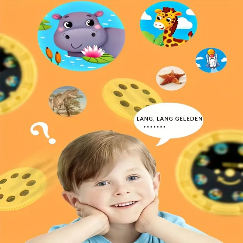 Projektor Taschenlampe | Kinder, Kreativ, Vielseitig, Lernen, Spielen, Kompakt-Luzern Mode