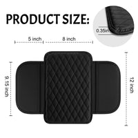 Auto Armlehnenmatte | PU-Leder Langlebig Stilvoll Praktisch Rutschfest-Luzern Mode