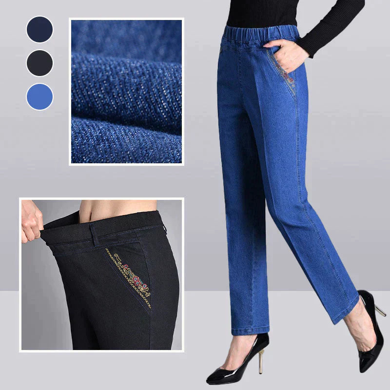 Jeans mit Push-up-Effekt | Warme Innenauskleidung | Slimfit | Stretch-Luzern Mode