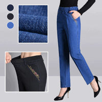 Jeans mit Push-up-Effekt | Warme Innenauskleidung | Slimfit | Stretch-Luzern Mode