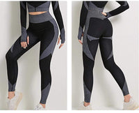 Damen Sport Leggings mit Muster - Bequeme Fitnesshose-Luzern Mode