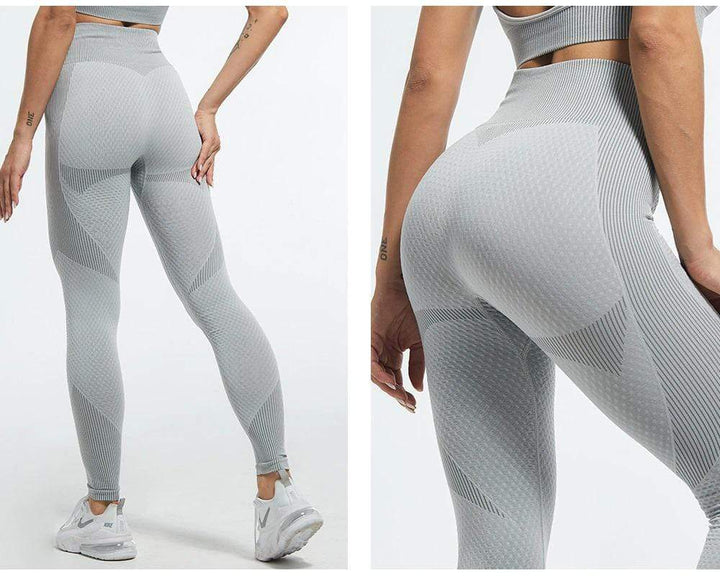 Damen Sport Leggings mit Muster - Bequeme Fitnesshose-Luzern Mode