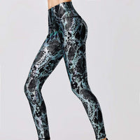 Damen Fitness Leggings mit Hoher Taille und Shaping-Effekt-Luzern Mode