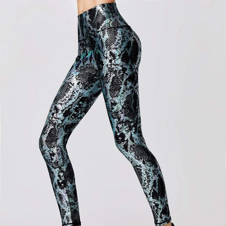 Damen Fitness Leggings mit Hoher Taille und Shaping-Effekt-Luzern Mode
