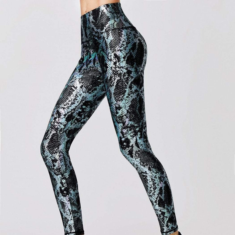 Damen Fitness Leggings mit Hoher Taille und Shaping-Effekt-Luzern Mode