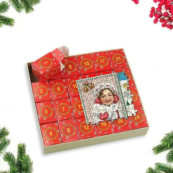 Adventskalender | Weihnachten Puzzle 1000 Teile Einzigartig Gemütlich-Luzern Mode