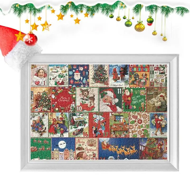 Adventskalender | Weihnachten Puzzle 1000 Teile Einzigartig Gemütlich-Luzern Mode