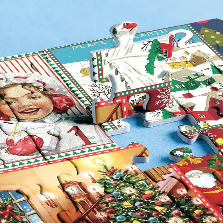 Adventskalender | Weihnachten Puzzle 1000 Teile Einzigartig Gemütlich-Luzern Mode