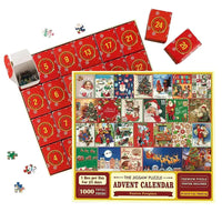 Adventskalender | Weihnachten Puzzle 1000 Teile Einzigartig Gemütlich-Luzern Mode