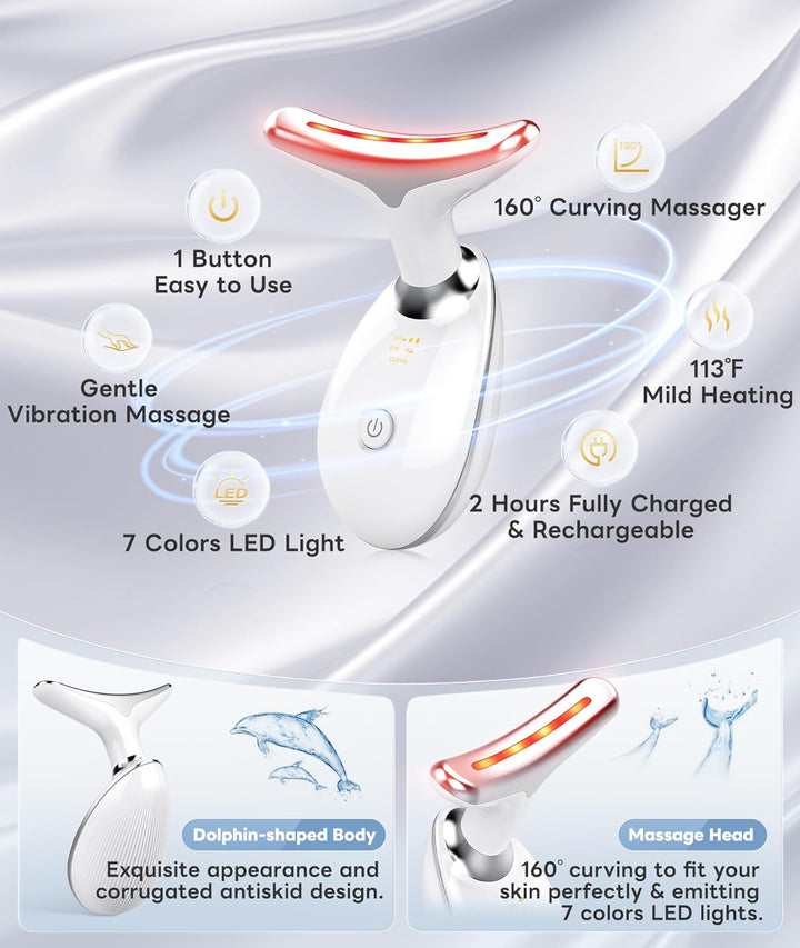 Gesichts-Massager | Multifunktionale Verjüngende LED-Lichttherapie-Luzern Mode
