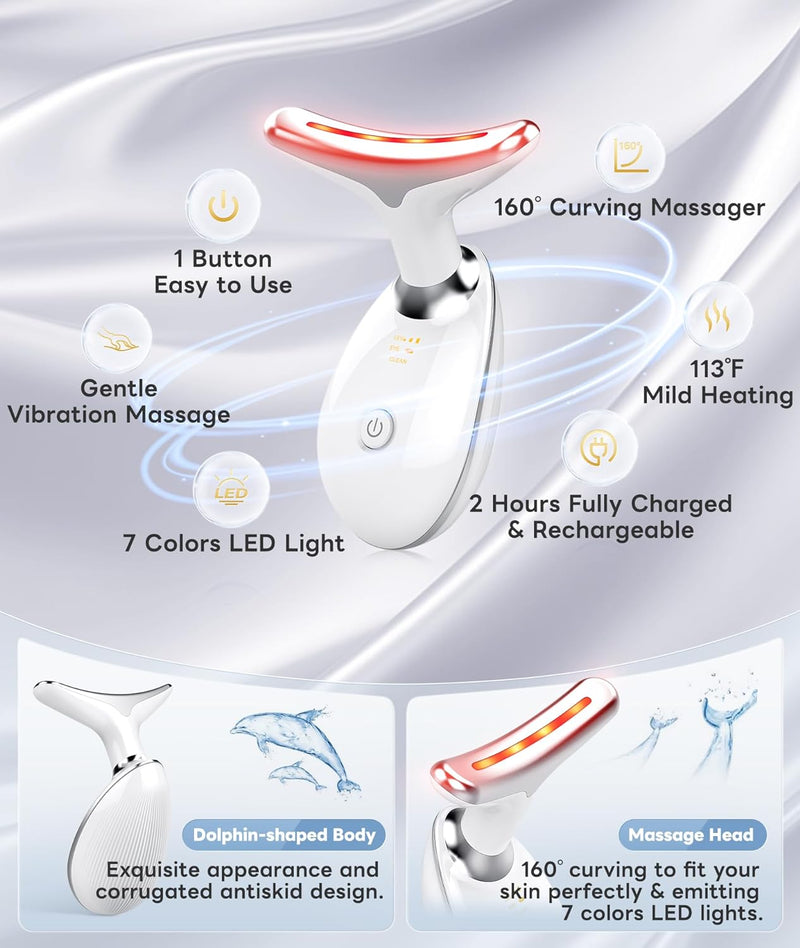 Gesichts-Massager | Multifunktionale Verjüngende LED-Lichttherapie-Luzern Mode