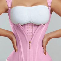 Bodyshaper | Korrektur | Figurschmeichelnd | Verstellbar | Elastisch-Rosa-XS-Luzern Mode