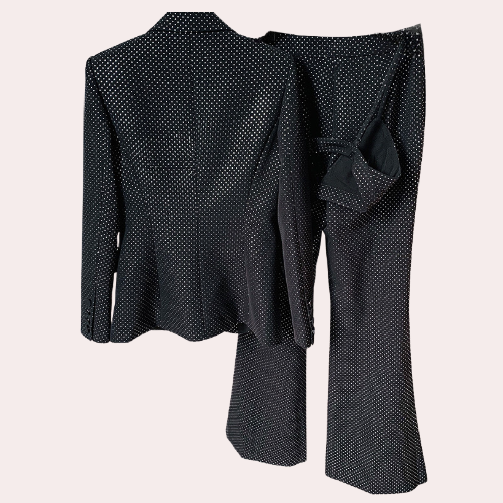 Eleganter Damen Anzug mit Glitzer für besondere Anlässe-Luzern Mode