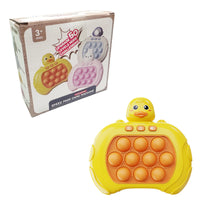 Pop It Spiel | Leuchtende Tierbläschen Kompakt Tragbar Konzentration Reflex-Ente-Luzern Mode