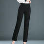 Elegante Damenhose mit hoher Taille für Büro und Alltag-Schwarz-XS-Luzern Mode