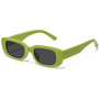 Rechteckige Sonnenbrille Unisex UV-Schutz Retro Design-Grün-Luzern Mode