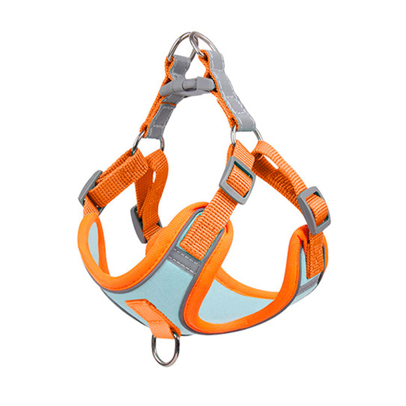 Welpen-Geschirr | Puppy, Reflektierend, Komfortabel, Langlebig, Atmungsaktiv, Sicher-Blau-S(2.5-4kg)-Luzern Mode