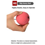 Reflexball | Boxen – Training – Koordination – Kompakt – Vielseitig – Langlebig-Rot (Schweres Gewicht)-Luzern Mode