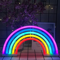 Nachtlampe | Regenbogen Aufladbar Langlebig Beruhigend Bunt-Luzern Mode