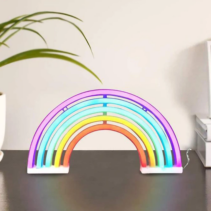 Nachtlampe | Regenbogen Aufladbar Langlebig Beruhigend Bunt-Luzern Mode