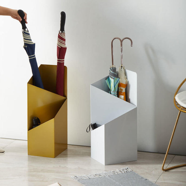 Regenschirmständer | Mit Tropfschale | Geometrisch | Skandinavisches Design-Luzern Mode