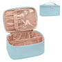 Make-Up Reisetasche | Kompakt Verstellbar Mit Fächern, Geräumig, Leichtgewichtig-Blau-Luzern Mode