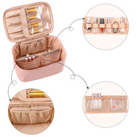 Make-Up Reisetasche | Kompakt Verstellbar Mit Fächern, Geräumig, Leichtgewichtig-Luzern Mode