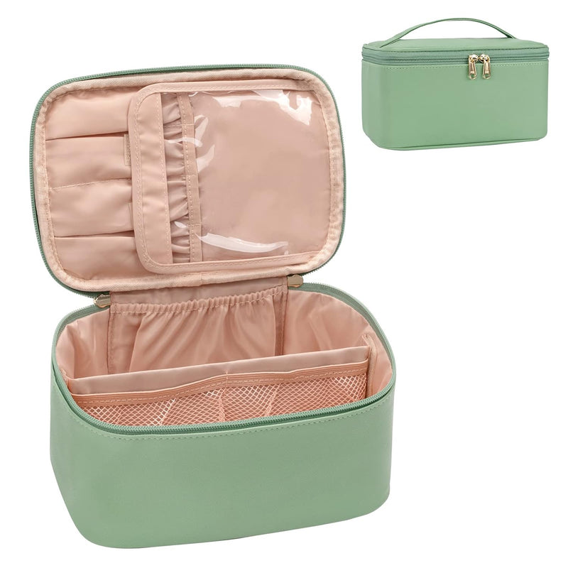 Make-Up Reisetasche | Kompakt Verstellbar Mit Fächern, Geräumig, Leichtgewichtig-Luzern Mode