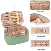 Make-Up Reisetasche | Kompakt Verstellbar Mit Fächern, Geräumig, Leichtgewichtig-Luzern Mode