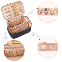 Make-Up Reisetasche | Kompakt Verstellbar Mit Fächern, Geräumig, Leichtgewichtig-Luzern Mode