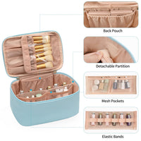 Make-Up Reisetasche | Kompakt Verstellbar Mit Fächern, Geräumig, Leichtgewichtig-Luzern Mode