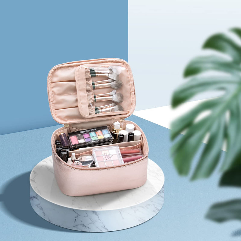 Make-Up Reisetasche | Kompakt Verstellbar Mit Fächern, Geräumig, Leichtgewichtig-Luzern Mode