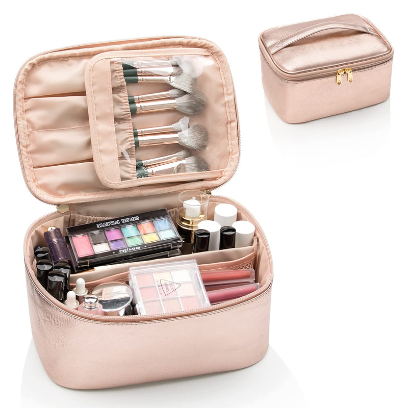 Make-Up Reisetasche | Kompakt Verstellbar Mit Fächern, Geräumig, Leichtgewichtig-Luzern Mode