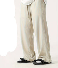 Herren Jogginghose mit Kordelzug - Bequeme Freizeithose-Beige-M-Luzern Mode