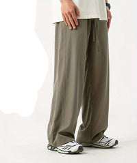 Herren Jogginghose mit Kordelzug - Bequeme Freizeithose-Grün-M-Luzern Mode