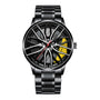 Herren-Automatikuhr mit sportlichem Zifferblatt-Design-Gelb-Stil 1-Luzern Mode