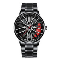 Herren-Automatikuhr mit sportlichem Zifferblatt-Design-Rot-Stil 1-Luzern Mode