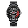 Herren-Automatikuhr mit sportlichem Zifferblatt-Design-Rot-Stil 1-Luzern Mode