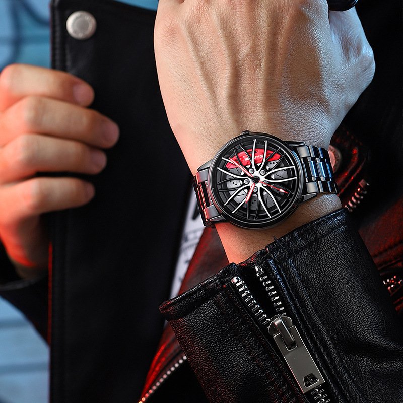 Herren-Automatikuhr mit sportlichem Zifferblatt-Design-Luzern Mode