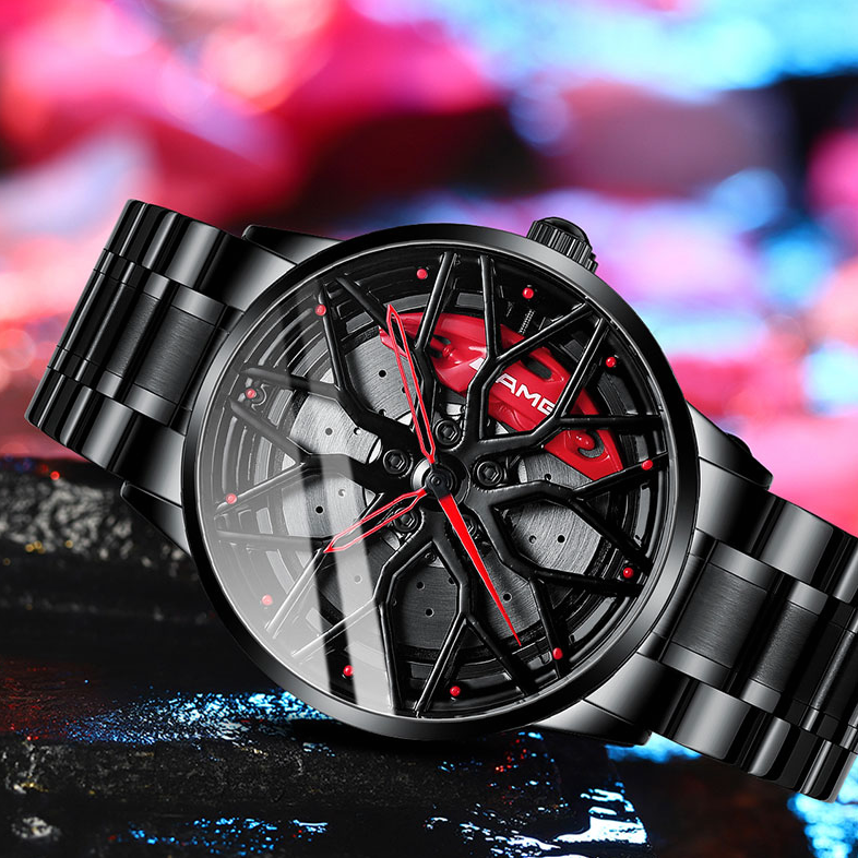 Herren-Automatikuhr mit sportlichem Zifferblatt-Design-Luzern Mode
