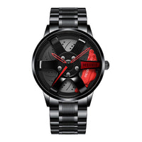 Herren-Automatikuhr mit sportlichem Zifferblatt-Design-Rot-Stil 2-Luzern Mode