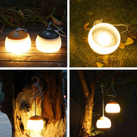 Camping LED Lampe | USB Wiederaufladbar Langlebig Kompakt Praktisch Stimmungsvolles Licht-Luzern Mode